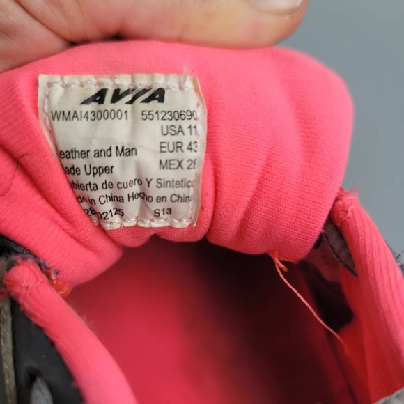 Avia Women's Sneakers Gray Pink Lace Lightweight Size 11 - Picture 5 of 7